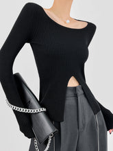 V-Shape Design Long Sleeve Shirt